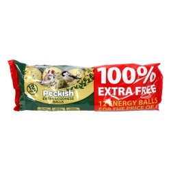 Peckish Bird Food Extra Goodness Fat Balls 12 Pack