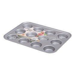 Baker & Salt Cupcake Tray 12 Cup Non Stick