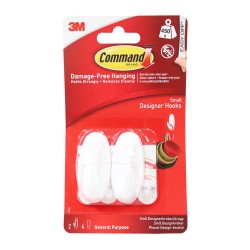Command Designer Hooks Small 2 Pack