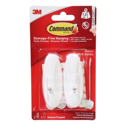 Command Wire Hooks Medium 2 Pack