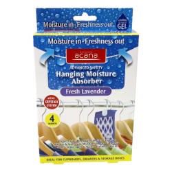Acana Hanging Moisture Absorber 4 Pack Lavender