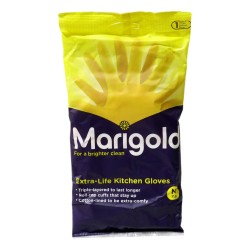 Marigold Original Kitchen Gloves Extra Life Yellow