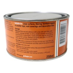 Gorilla Contact Adhesive Crystal Clear 250ml Tin