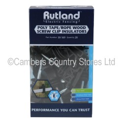 Rutland Wood Screw Insulator 25 Pack