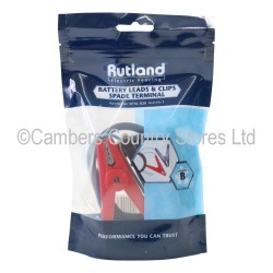 Rutland Battery Leads & Clips Spade Terminal
