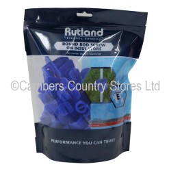 Rutland Round Rod Screw On Insulator 20 Pack