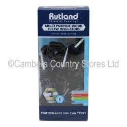 Rutland Multi Purpose Screw Insulator 20mm 20 Pack