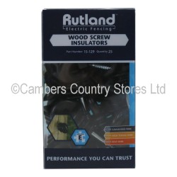 Rutland Wood Screw Ring Insulators 25 Pack