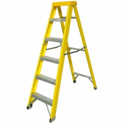 Zarges Fibreglass Swing Back Step Ladder